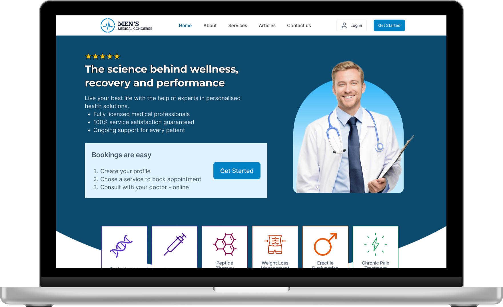 Men's MedicalConcierge - Project Image